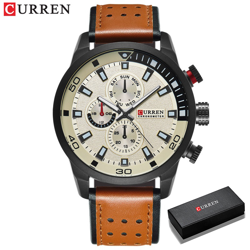 CURREN-ساعة رجالية أنيقة ، كوا - مراجعة Luxury Watch Maker وسعره