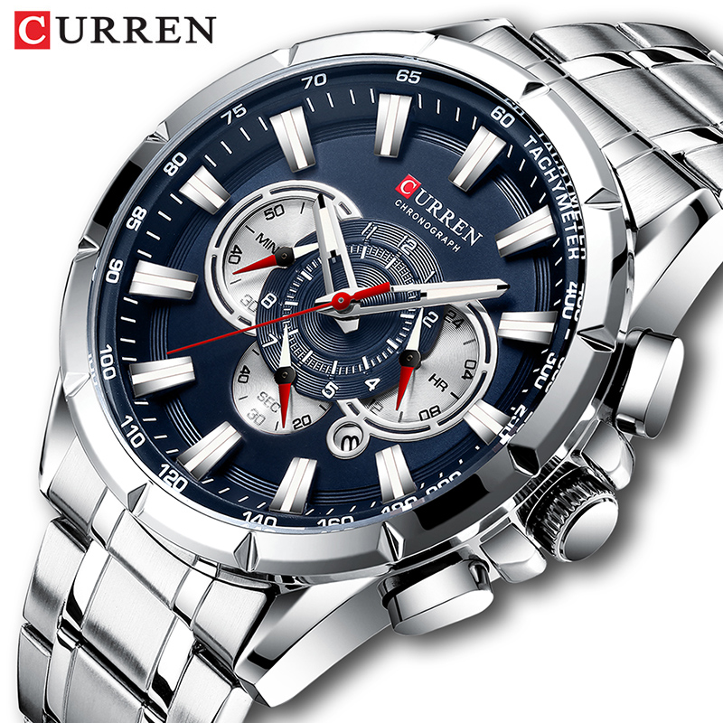 CURREN ساعة معصم الرجال مقاوم  - مراجعة Luxury Watch Maker وسعره