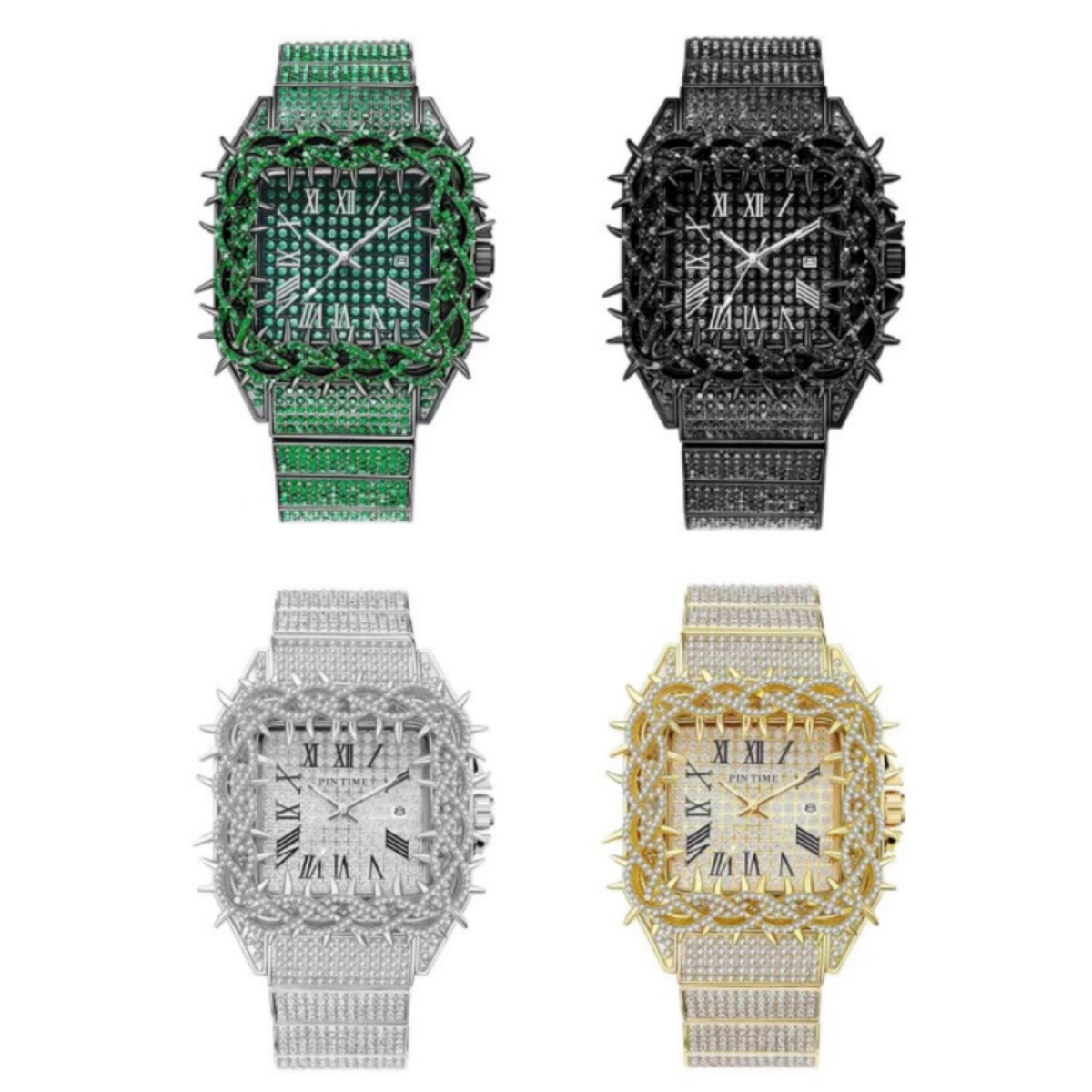 ساعة يد رجالية كوارتز مرصعة با - مراجعة Luxury Watch Iceberg وسعره